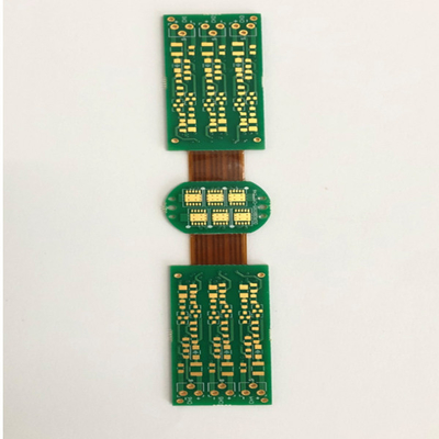 ENIG 2u Multilayer Rigid Flex PCB Assembly 3oz Base Double Layer