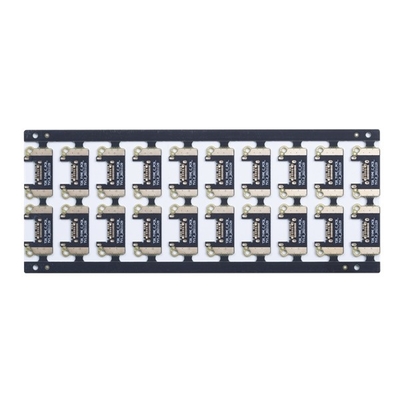 Impedance Control Double Side Prototype PCB 4mil FR4 TG150 Matt Black