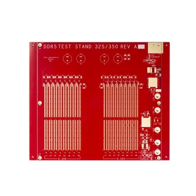 Red Solder Mask Quick Turn PCB Boards Rapid Prototype 2.4mm 4 Layer